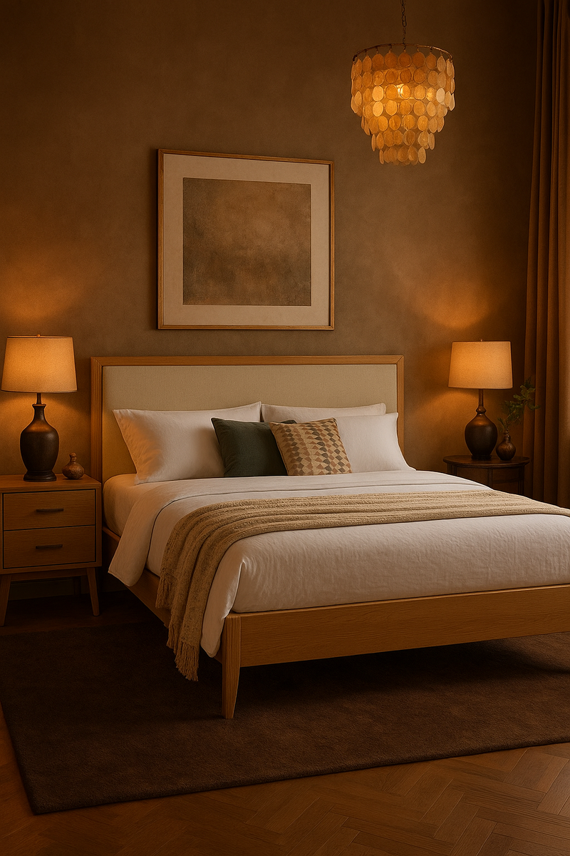 Lit NATURA – Bois de Hêtre & Design Naturel Élégant