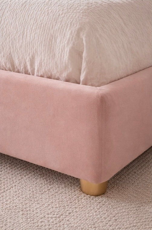 Lit COQUILLAGE – Design Élégant & Tête de Lit Sculptée