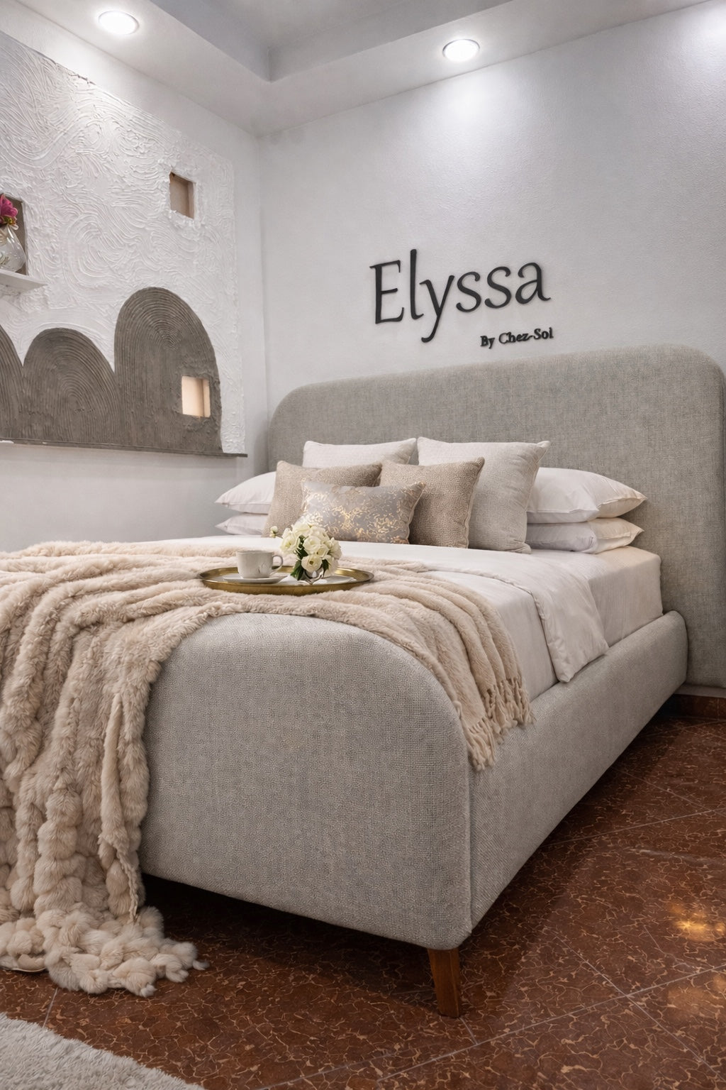 Lit Elyssa – Design Cocooning & Élégance Moderne